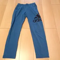 adidas ロングパンツ ブルー スポーツウェア150センチA37番のサムネイル