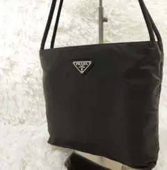 ✨極美品✨プラダ ハンドバッグ ワンショルダー ナイロン 三角ロゴ カード付き
