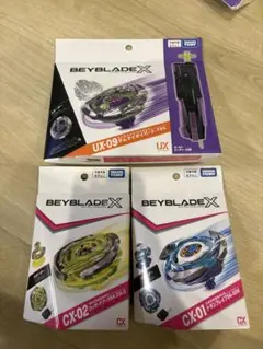 ベイブレードX ux-09 cx-01 cx-13 スターター　3種セット ベイブレードX スターター 3種セット UX-09 CX-13 Bx51 - メルカリ