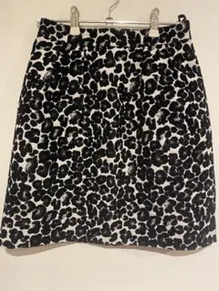 INDIVI レオパード柄 タイトスカート サイズ05