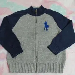Polo Ralph Lauren 　ニット　ジッパーカーディガン 4T