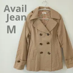 トレンチコート 【M】春秋冬 Avail Jean ベージュ コート 花柄のサムネイル