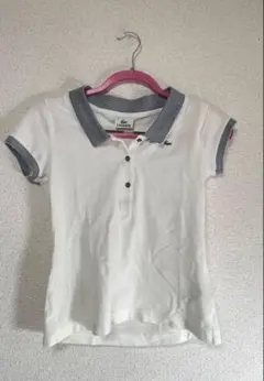 LACOSTE 半袖 ポロシャツ ブルー襟