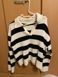 GU セーター　ボーダー柄