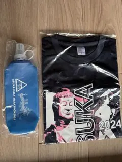 飛鳥ハーフマラソン2024 Tシャツ（サイズss）とソフトフラスクセット