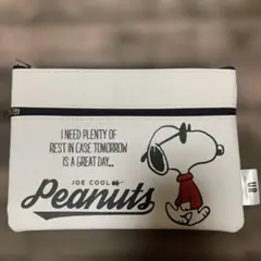 ②スヌーピー × URBAN RESEARCH Wファスナーポーチ　少々難あり