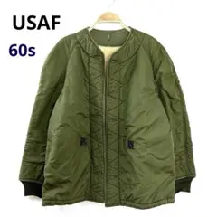 60s 米軍 米空軍 USAFキャトルジャケット用ウールパイルライナー S80.