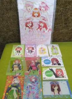 五等分の花嫁　カード ステッカーまとめ売り