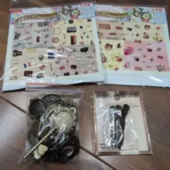 UVクラフトレジン デザインフィルム & メタルチャームセット