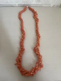 珊瑚ネックレス ポーチ付き