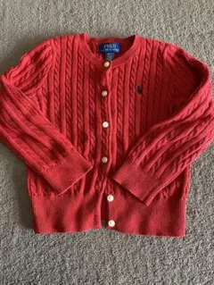 Polo Ralph Lauren 赤 カーディガン 3T