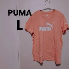 美品✨ PUMA プーマ 【L】オレンジ 半袖Tシャツ 夏 トップス