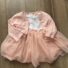 韓国子供服　ツイードチュールスカート　ワンピース　70 おしゃれ