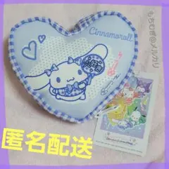 【最終値下げ】サンリオ　ハートポーチ　推し活　シナモン　シナモロール