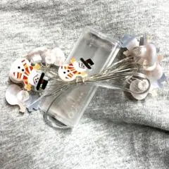スノーマン LEDライト ガーランド イルミネーション クリスマス