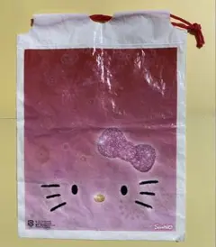 サンリオ　ハローキティ　ミニ巾着型ラッピング袋　平成レトロ　当時物　2012年