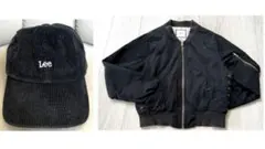 lee コーデュロイキャップ　ブルゾンセット