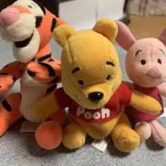 ディズニーランドで購入 プーさん ティガー ピグレット ぬいぐるみ