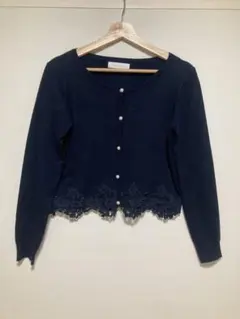 セシルマクビー　ネイビーカーディガン