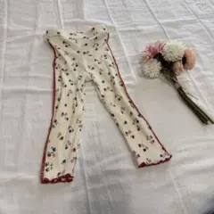 花柄フリル付きパンツ 90サイズ