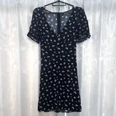 花柄ミニワンピース