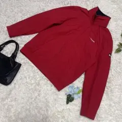 美品　トミーヒルフィガー　ブルゾン　ジャンパー　赤　ブランドロゴ　メンズ　L