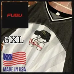 USA製★90's★PLATINUM FUBU★フブ★ビッグサイズ★ゲームシャツのサムネイル