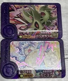 ポケモンフレンダ　第4弾　メガバンギラス　カビゴン　スーパートレジャー星5