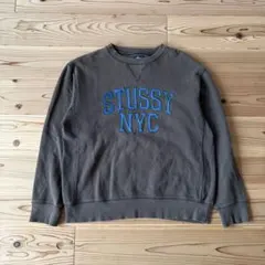 “Boxシルエット” old stussy 黒タグ Wappen スウェット 紺 Boxシルエット” old stussy 黒タグ Wappen スウェット 紺 希少