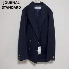 新品　ジャーナルスタンダード　ダブルフロントジャケット　金ボタン　紺ブレ