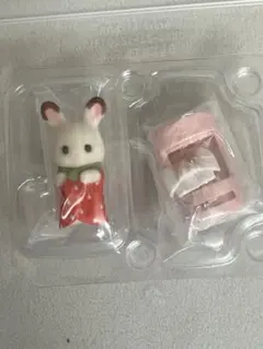 シルバニア　ショコラうさぎ　小さい赤ちゃん　スイーツ　車　ケーキ