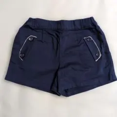 【BEBE】ネイビーショートパンツ　100cm