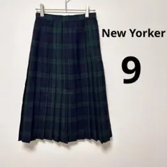 New Yorker ニューヨーカー　スカート　プリーツ　ウール100%