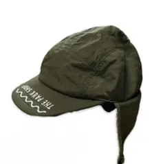 THE PARK SHOP 耳あて付きキャップ オリーブ