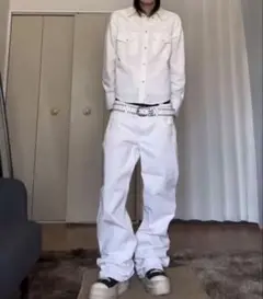 00s archive damaged denim jacket y2k 白