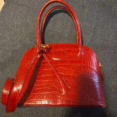 Lepanto Madrid クロコ型押し 2way ハンドバッグ - メルカリ