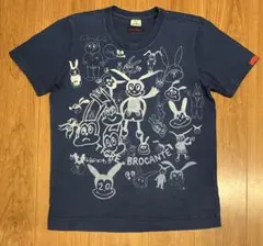 TIGRE ティグルブロカンテ　20周年　記念　総柄　Tシャツ S インディゴ色のサムネイル