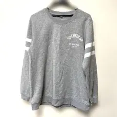 裏起毛グレー トレーナー LLサイズ