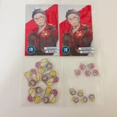 アクリルパーツ　メタルカード　皇れお　舞元啓介