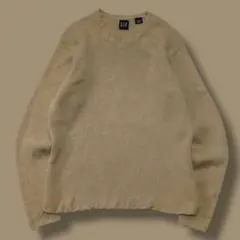 90s OLD GAP ニット　セーター　Vネック　ラムウール　オールドギャップ