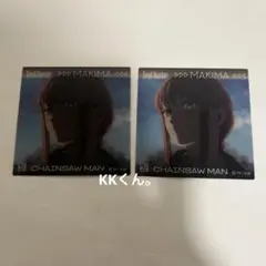 劇場版 チェンソーマン レゼ篇 スクエアクリアカード マキマ 2枚セット