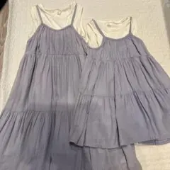 アプレレクール 薄紫 ノースリーブ ワンピース 120 80