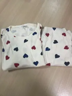 Petit Bateau ハート柄 パジャマ M