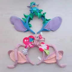 ディズニー カチューシャ スティッチ エンジェル ピンク 美品 廃盤