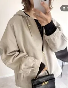 ikka 2WAYマウンテンパーカー Mサイズ ベージュ