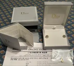 計56万✨Dior ローズデヴァン マザーオブパール ミディアムピアス (両耳) w300_-UU.jpg