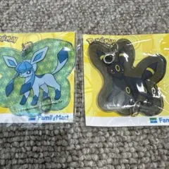 포켓몬 ファミマ 블래키 글레이시아 アクリルキーホルダー キーホルダー