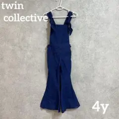 twin collective フレアオーバーオール　4y