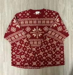 90sジェイクルーウールフェアアイルカットソータイプバーズアイ 旧タグ