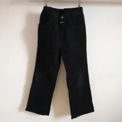 コーデュロイ黒パンツ　120cm
